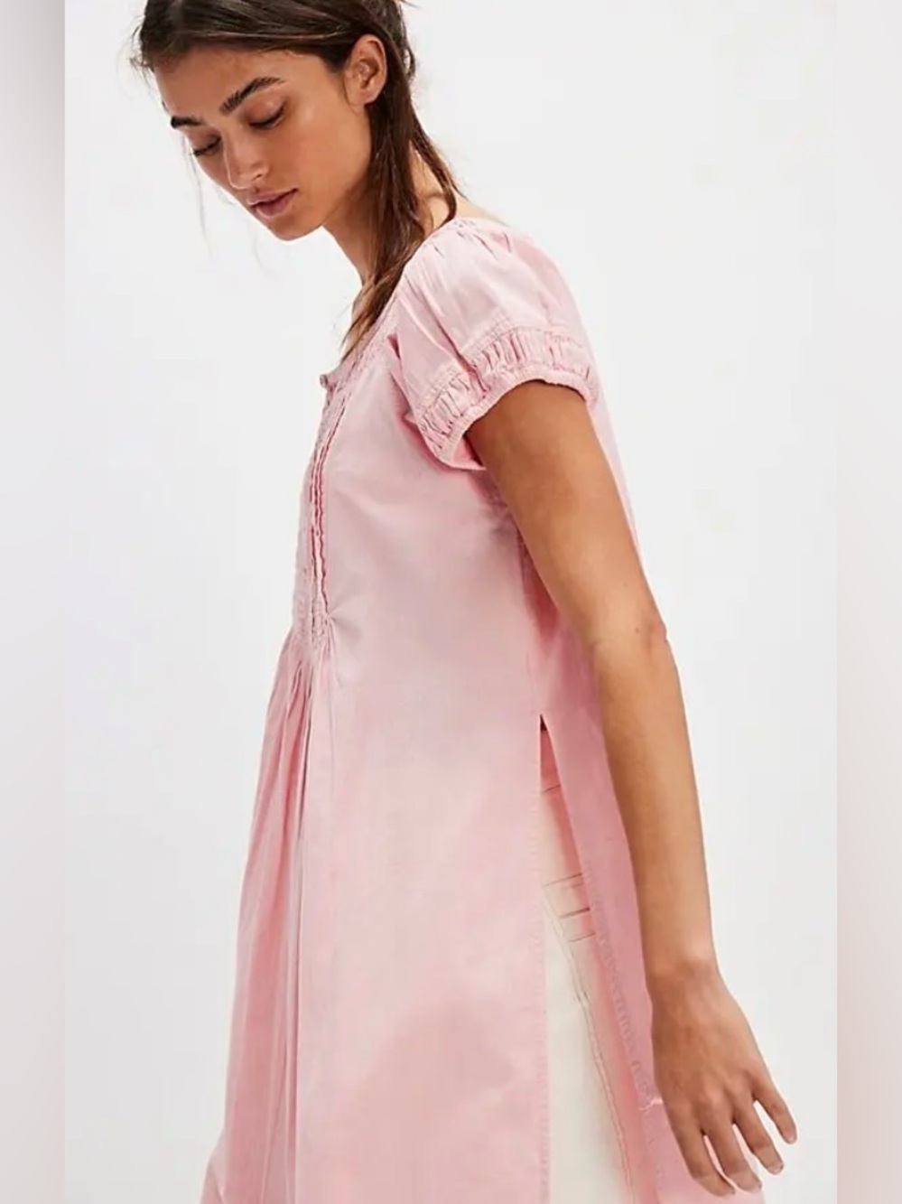 NWT FREE PEOPLE Fayre Midi Top- Pink Lemon 
$128 MSRP - Picture 2 of 13